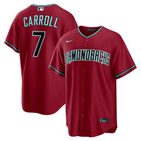 Arizona Diamondbacks Corbin Carroll Crimson Alternate 2 Replica Jersey