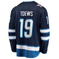 Winnipeg Jets Jonathan Toews Navy Home Breakaway Jersey