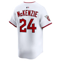 Cleveland Guardians Triston McKenzie White Home Limited Player Jersey