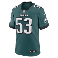 Philadelphia Eagles Zack Baun Midnight Green Team Game Jersey