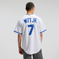 Kansas City Royals Bobby Witt Jr. White Home Replica Player Jersey