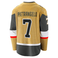 Vegas Golden Knights Alex Pietrangelo Gold Home Breakaway Jersey