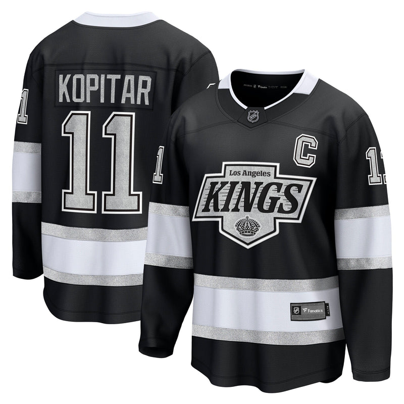 Los Angeles Kings Anze Kopitar Black Home Premier Breakaway Player Jersey