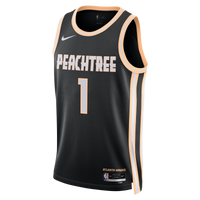 Atlanta Hawks 2025/26 City Edition Swingman Jersey - Black - Jalen Johnson