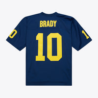 Tom Brady Navy Michigan Wolverines 1999 College Vault Jersey