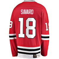 Chicago Blackhawks Denis Savard Red Premier Breakaway Retired Player Jersey