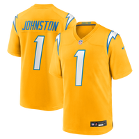 Los Angeles Chargers Quentin Johnston Gold Alternate Charger Power Game Player Jersey