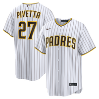 San Diego Padres Nick Pivetta White Home Replica Jersey