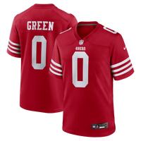 San Francisco 49ers Renardo Green Scarlet Game Jersey