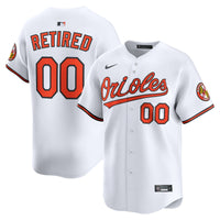 Baltimore Orioles White Home Limited Pick-A-Player Retired Roster Jersey