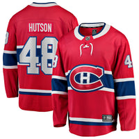 Montreal Canadiens Lane Hutson Red Home Breakaway Jersey
