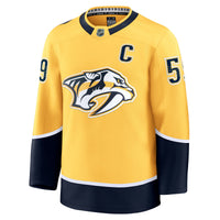 Nashville Predators Roman Josi Yellow Home Premium Jersey