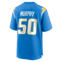 Los Angeles Chargers Caleb Murphy Powder Blue Team Game Jersey