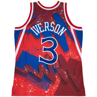 Philadelphia 76ers Hyper Hoops Swingman Jersey - Allen Iverson - Scarlett