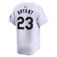 Colorado Rockies Kris Bryant White Home Limited Player Jersey