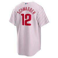 Philadelphia Phillies Kyle Schwarber White Replica Player Jersey