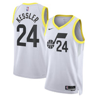 Utah Jazz Association Edition Swingman Jersey - White - Walker Kessler