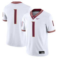 #1 Florida State Seminoles Game Jersey - White