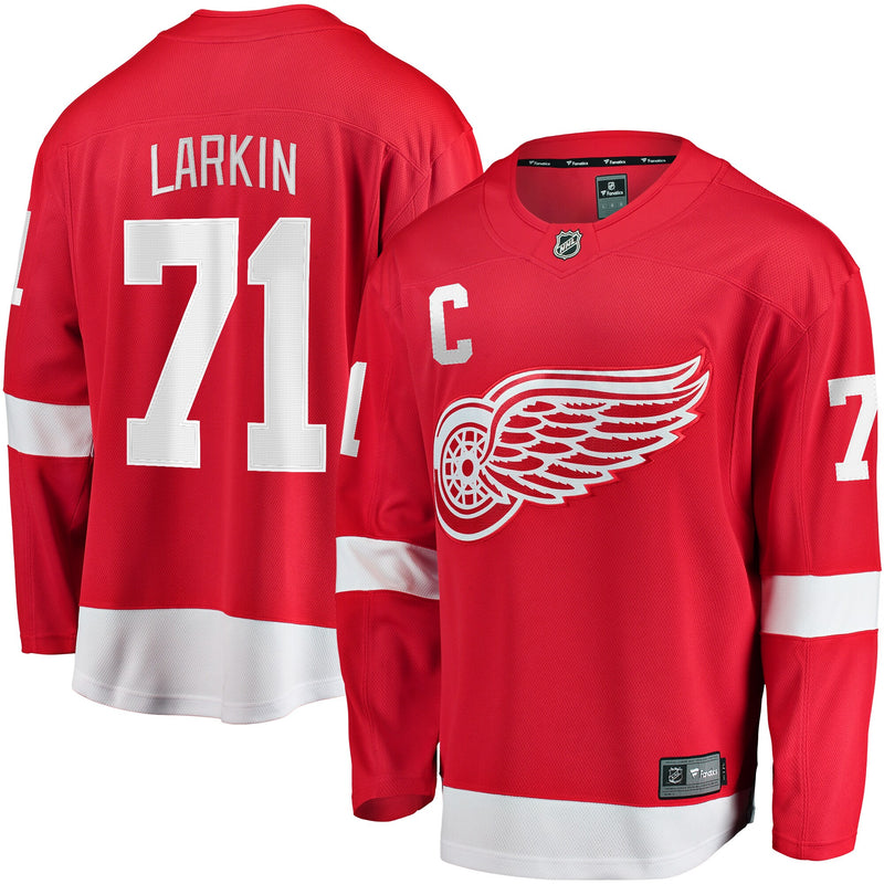 Detroit Red Wings Dylan Larkin Red 2023/24 Captain Breakaway Player Jersey