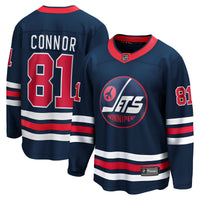 Winnipeg Jets Kyle Connor Navy Alternate Breakaway Jersey