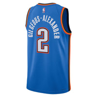 Oklahoma City Thunder Icon Edition Swingman Jersey - Blue - Shai Gilgeous-Alexander