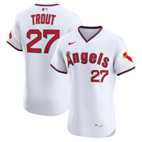 Los Angeles Angels Mike Trout White Alternate 2 Elite Jersey