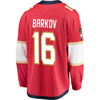 Florida Panthers Aleksander Barkov Red Captain Patch Home Breakaway Jersey