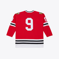 Chicago Blackhawks Bobby Hull Red 1966 Power Play Jersey