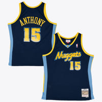 Denver Nuggets Carmelo Anthony 2006 Alternate Authentic Jersey - Ash Blue