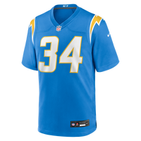 Los Angeles Chargers Keaton Mitchell Powder Blue Team Game Jersey