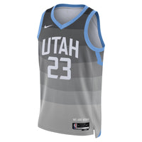 Utah Jazz 2025/26 City Edition Swingman Jersey - Gray - Lauri Markkanen