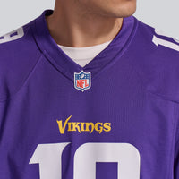 Minnesota Vikings Justin Jefferson Purple Player Game Jersey