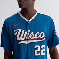 Milwaukee Brewers Christian Yelich Mineral Blue 2026 City Connect Stadium Jersey