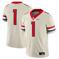 #1 Arizona Wildcats Alternate Game Football Jersey - Cream