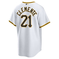 Pittsburgh Pirates Roberto Clemente White Home Replica Player Name Jersey