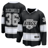 Los Angeles Kings Mats Zuccarello Black Home Breakaway Jersey