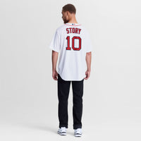 Boston Red Sox Trevor Story White Home Replica Jersey