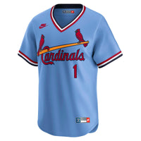 St. Louis Cardinals Ozzie Smith Blue Throwback Cooperstown Collection Limited Jersey