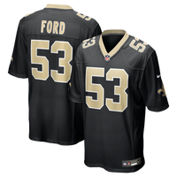 New Orleans Saints Jaylan Ford Black Game Jersey