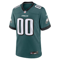 Philadelphia Eagles Midnight Green Custom Game Jersey