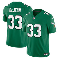 Philadelphia Eagles Cooper DeJean Kelly Green Alternate 2 Vapor F.U.S.E. Limited Jersey