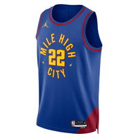 Denver Nuggets Jordan Statement Edition Swingman Jersey - Blue - Zeke Nnaji