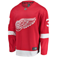Detroit Red Wings Justin Holl Red Home Breakaway Jersey