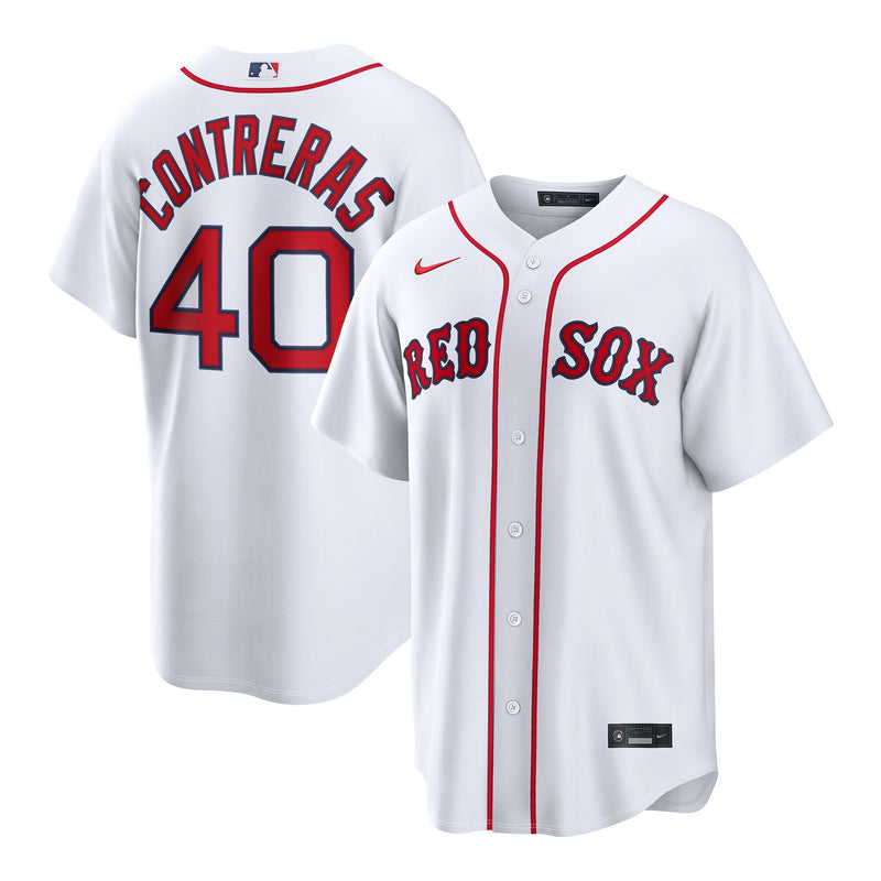 Boston Red Sox Willson Contreras White Home Replica Jersey