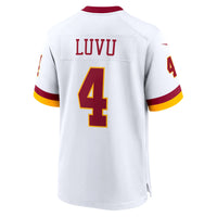 Washington Commanders Frankie Luvu White Game Super Bowl Era Jersey