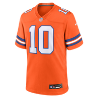Denver Broncos Bo Nix Orange Mile High Collection 1977 Throwback Player Game Jersey
