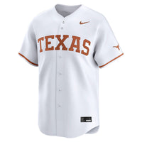 White Texas Longhorns Baseball Limited Jersey