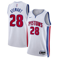 Detroit Pistons Association Edition Swingman Jersey - White - Isaiah Stewart