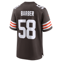 Cleveland Browns Austin Barber Brown Team Game Jersey