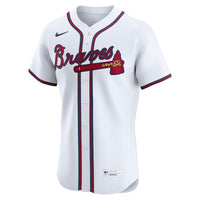 Atlanta Braves Ronald Acuña Jr. White Home Elite Player Jersey